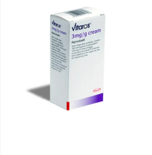 Vitaros Alprostadil 3mg Cream For Erectile Dysfunction
