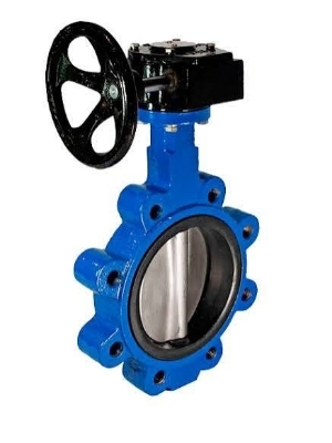 Wafery Type Butterfly Valve - Color: Blue And Black