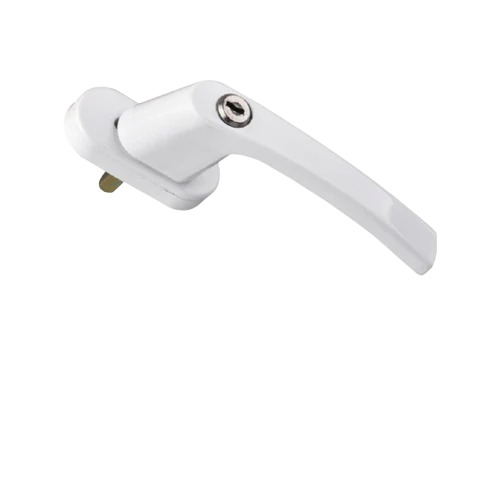 White Aluminium Rhylon Sliding Handle
