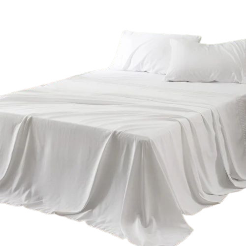 White Cotton Bed Sheet