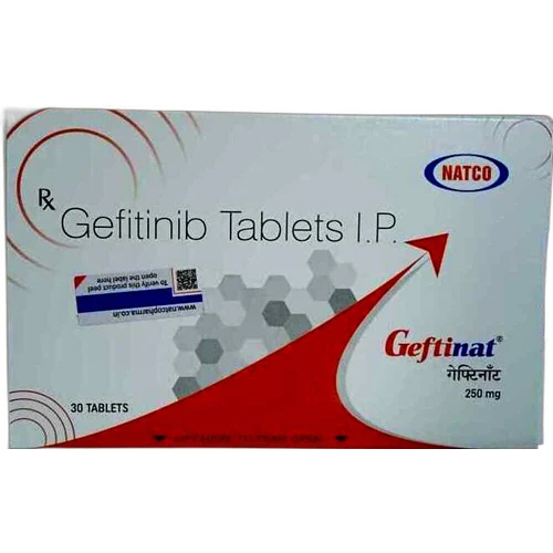 Gefitinib Tablets Ip - 250 Mg | Treats Non-small Cell Lung Cancer, 30 Tablets Per Box
