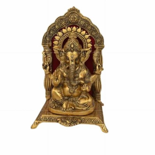 Gold Plated Big Ganesh Statue