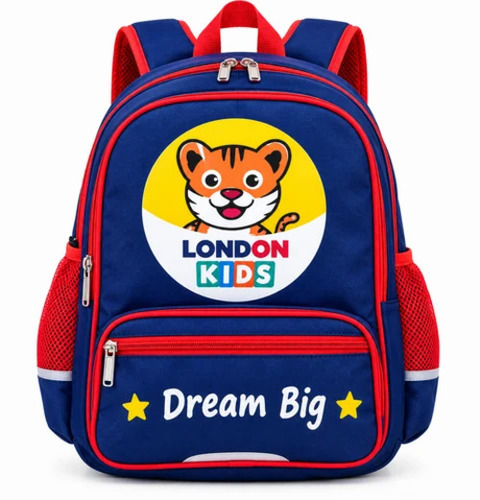 London Kids Printed Polyester School Bag