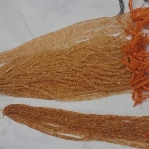 Natural citrine beads