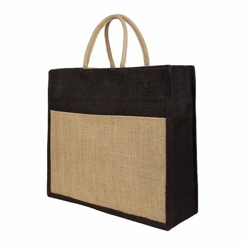 Plain Jute Shopping Bag By High Touch Products
