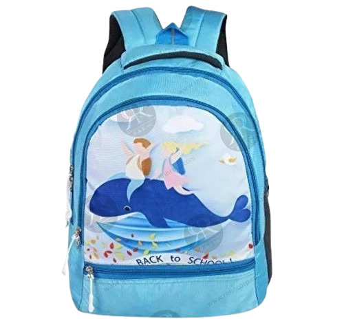 Printed Polyester School Bag By High Touch Products