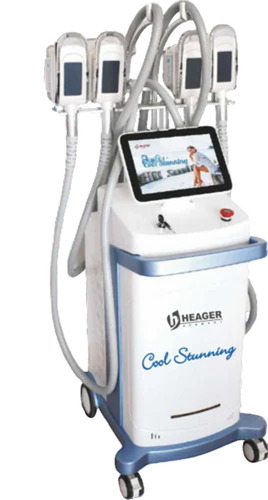 White Cool Stunning Cryolipolysis Slimming Machine