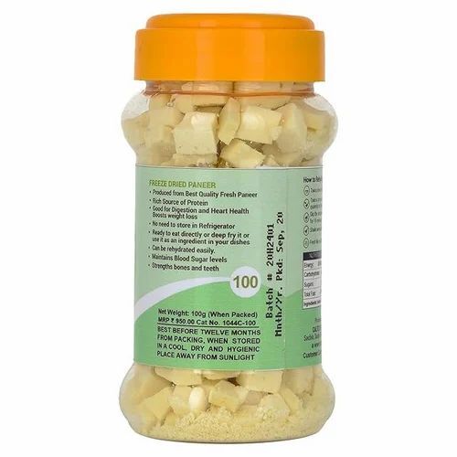 100g Nutra Vita Cubes Freeze Dried Frozen Paneer