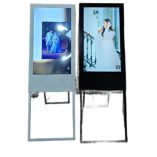 43 Inch Floor Mount Half Tuffon Digital Signage Standee