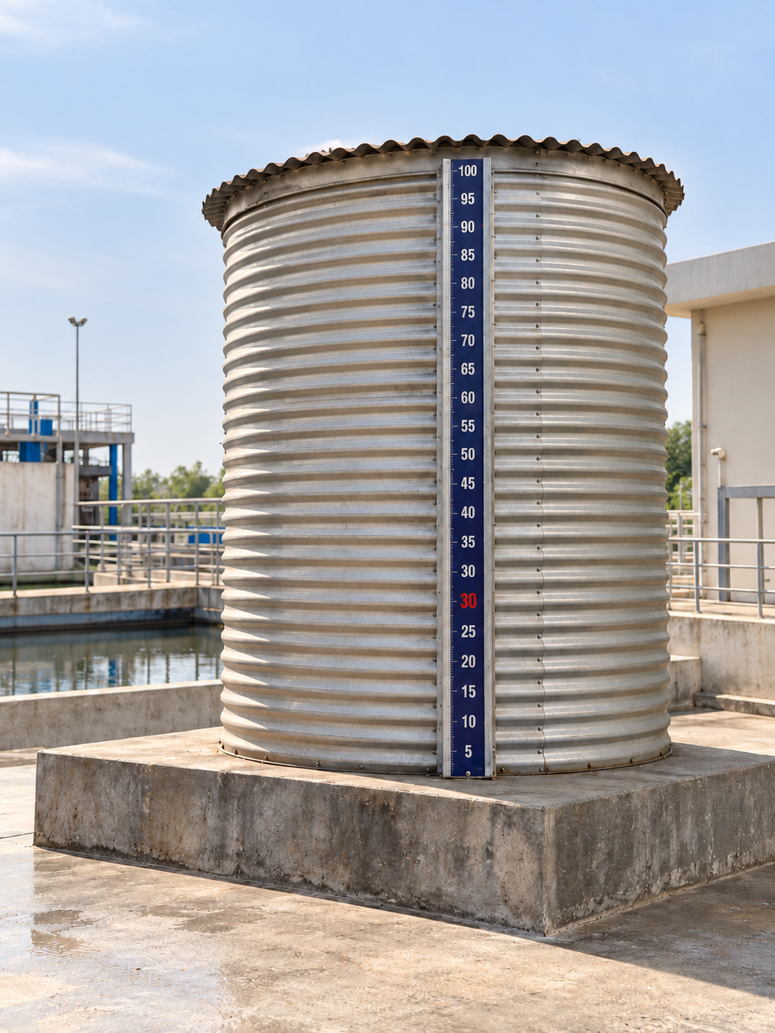 5000 Ltr Zincalume Storage Tank