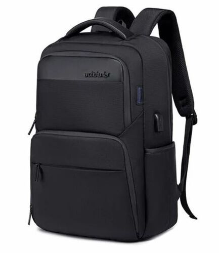 Black Nylon School Bag