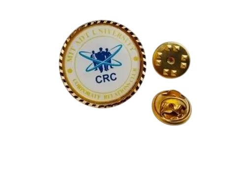 Golden Metal Lapel Pin
