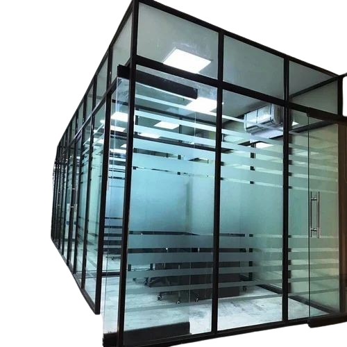 Plain Glass Aluminium Office Partition