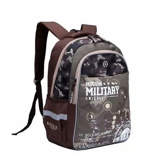 Printed Polyester School Bag
