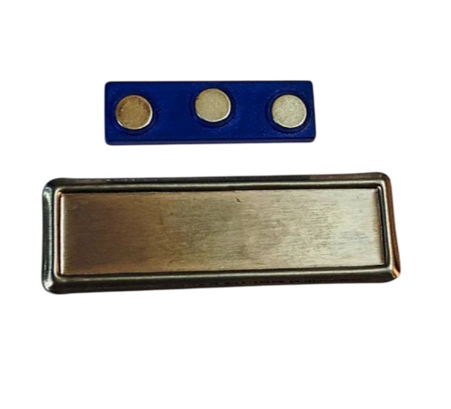 Silver Custom Metal Badge
