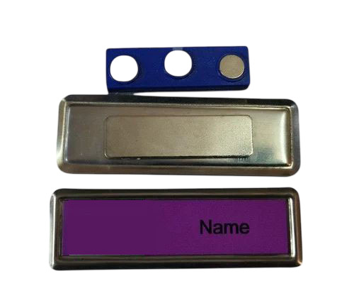 Stainless Steel Magnetic Badge