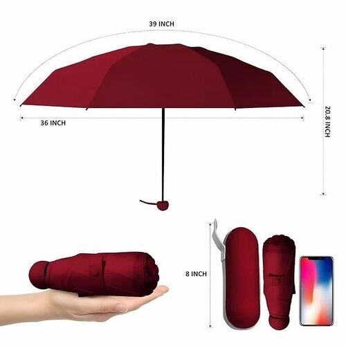 Travel Umbrella With Eva Protective Case