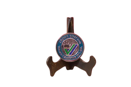 Vestige Crown Logo Coin Badge