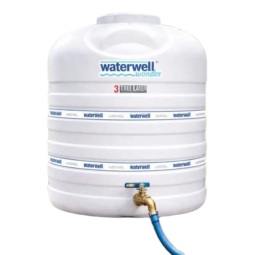 White 3 Layer Plastic Water Tanks