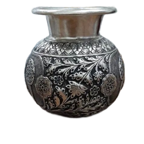 White Metal Pooja Kalash