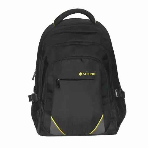 Black Polyester School Bag