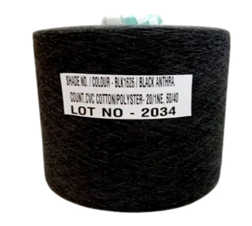 Black Recycled Blended Yarn