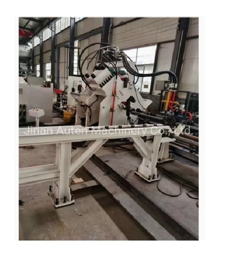 Cnc Angle Punching And Shearing Machine Line Punching Speed 60 Holes Per Minute
