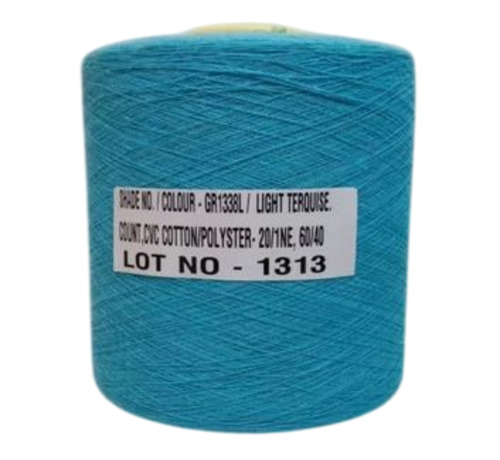 Light Turquoise Recycled Blended Yarn