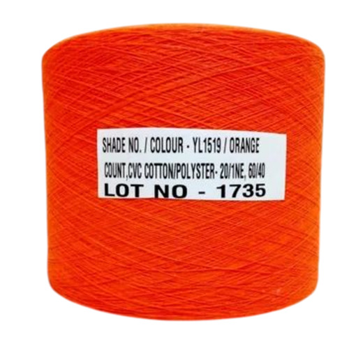 Pc Yl1519 Orange Recycled Blended Yarn