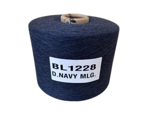 Poly Cotton Navy Blue Recycled Blended Yarn