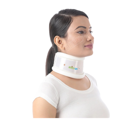 White Hard Adjustable Cervical Collar