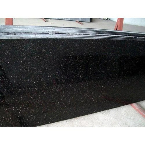 10-15 Mm Rajasthan Black Granite Slab