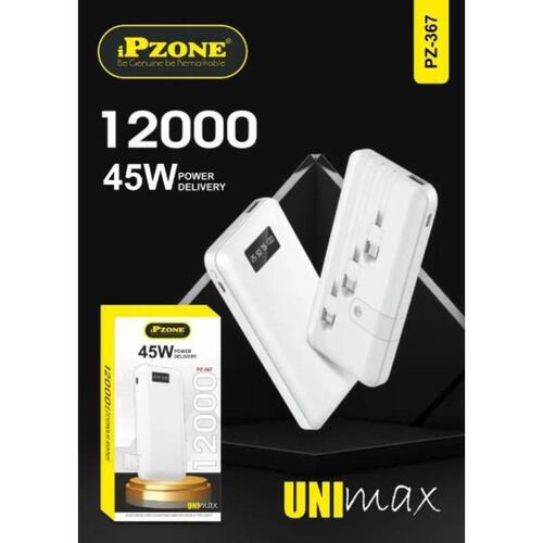 12000mah Ipzone Unimax Power Bank