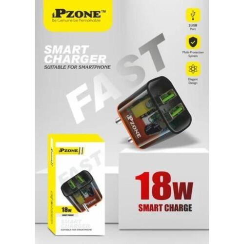 18w Ipzone Smart Charging Mobile Phone Charger
