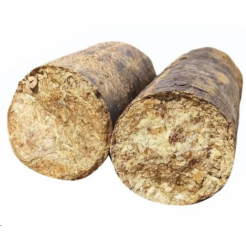 90 Mm Groundnut Shell Biomass Briquettes