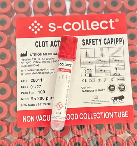 Clot Activator Tube