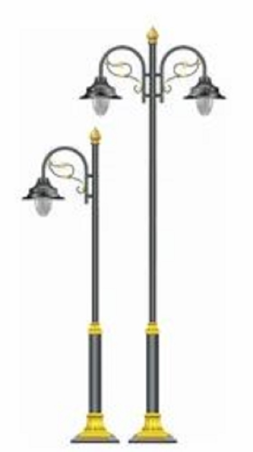 Decorative LED Street Light Pole