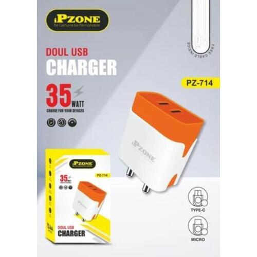 Ipzone Dual Port Usb Charger