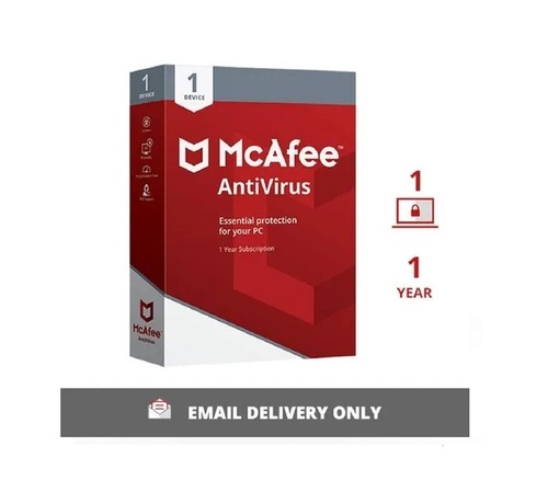 Mcafee Antivirus Software 1 Pc 1 Year