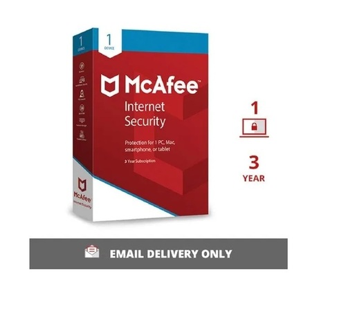 Mcafee Internet Security 1 User 3 Years