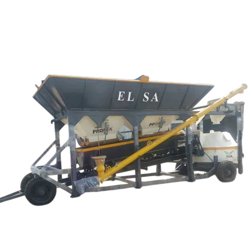 Mz20 Mobile Type Pan Mixer Concrete Batching Plant