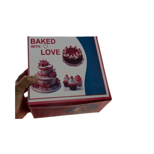 Printed Cake Box - Material: Paper