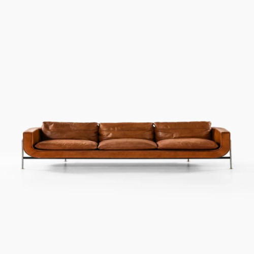 Rexine 3 Seater Leather Sofa