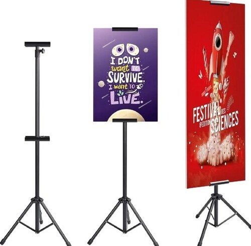 Stainless Steel Frame Roll Up Banner Standee
