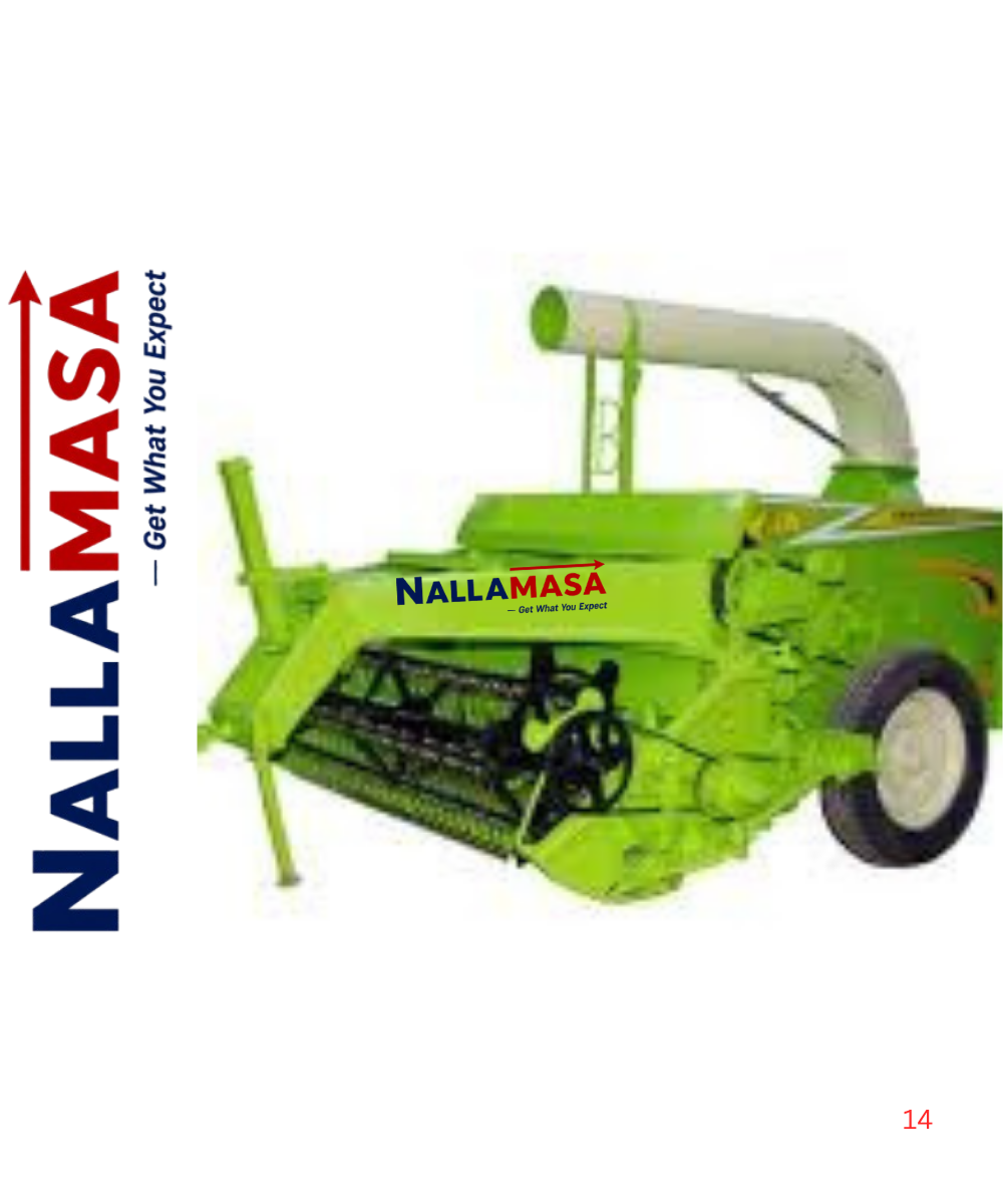 Straw Reaper - Power: Approximately 45 60 Hp Tractor Horsepower (Hp)