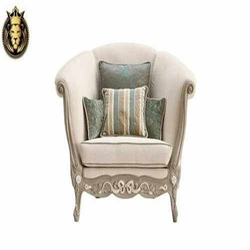 Velvet Living Room Wooden Sofa Set