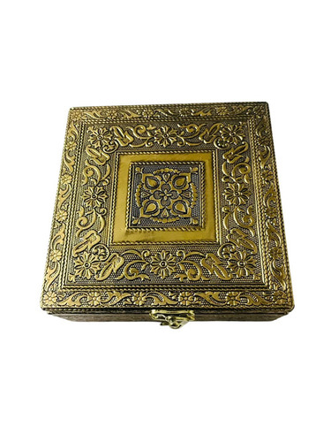 Decorative New Year Dry Fruit And Mukhwas Box