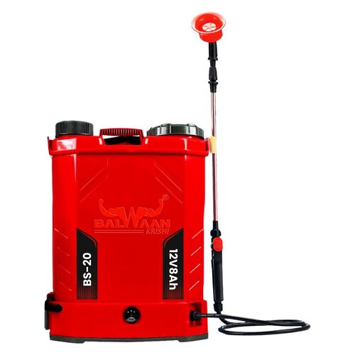 Discount Offer Balwaan Krishi Battery Sprayer 12 Volts X 8 Ampere Red - Material: Rubber