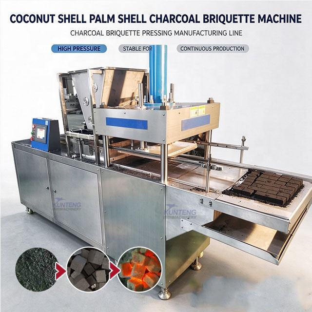 For Australia Market Coconut Shell Palm Shell Charcoal Briquette Machine Charcoal Briquette Pressing Manufacturing Line