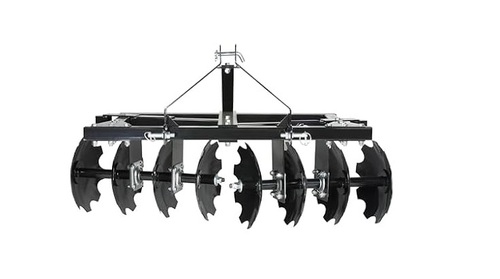 Impact Implements 55" Disc Plow Harrow - Color: Black